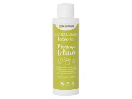 laSaponaria Bezoplachový kondicionér s moringou a lněným olejem BIO (150 ml)