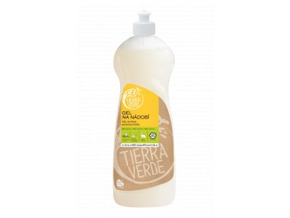 Tierra Verde Gel na nádobí s BIO citronovou silicí 1 l