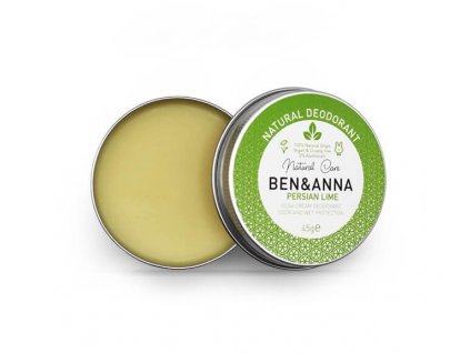 Ben & Anna Krémový deodorant Perská limetka (45 g)