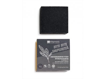 laSaponaria Solid Cleansing Facial Soap for Oily and Combination Skin BIO (70 g)