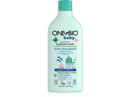 OnlyBio Hypoalergenní pěna do koupele pro miminka (500 ml)