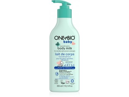 OnlyBio Hypoalergenní tělové mléko pro miminka (300 ml)