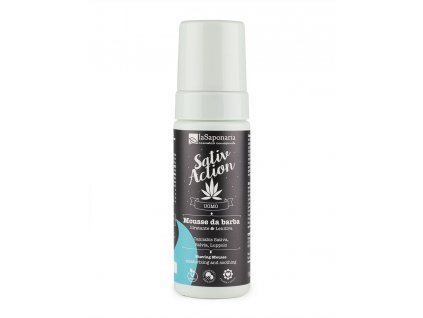 laSaponaria Men's shaving foam with organic hemp (150 ml)