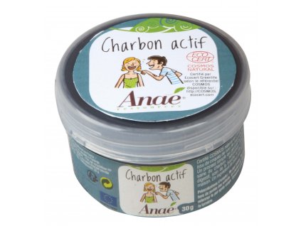 Anaé by Ecodis aktív szénpor (30 g) - tisztítja a fogakat és a bőrt