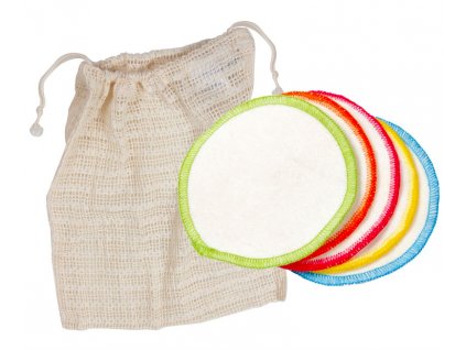 Anaé by Ecodis Washable Makeup Remover Pads (10 pcs) - made of soft organic cotton