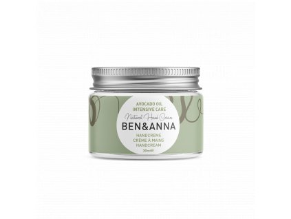 Ben & Anna kézkrém avokádóolajjal (30 g) - intenzív regeneráció