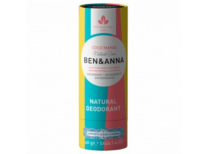 Ben & Anna Tuhý deodorant (40 g) - Kokos
