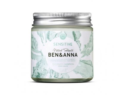 Ben & Anna Zubná pasta pre citlivé zuby Sensitive (100 ml) - bez obsahu fluoridu