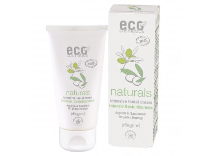 Eco Cosmetics Crema intensiva pentru ten BIO (50 ml) - cu ulei de argan valoros