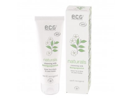 Eco Cosmetics 3in1 Cleansing Milk (125 ml) - removes even waterproof makeup