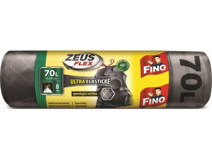 FINO Retractable garbage bags Zeus FLEX 35 μm - 70 l (8 pcs)