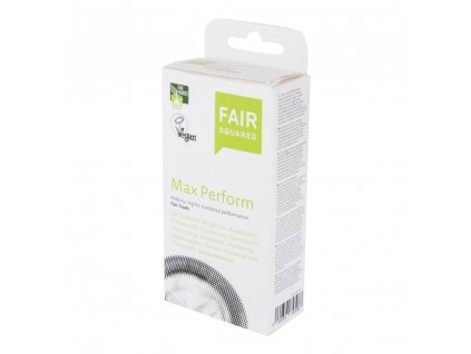 Fair Squared Condom Max Perform (10 pcs) - vegan and fair trade