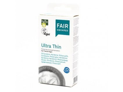 Fair Squared Kondom Ultra Thin 10 - veganské a fair trade