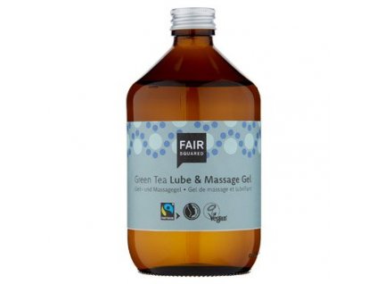 Fair Squared Lubrikačný a masážny gél so zeleným čajom 500 ml - vegánsky a fair trade