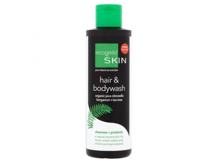 Incognito Ochranný vlasový a tělový šampon s citronelou jávskou (200 ml) - nevoní obtížnému hmyzu a vším