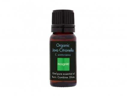 Incognito Éterický olej Citronela jávská BIO (10 ml) - nevoní obtížnému hmyzu