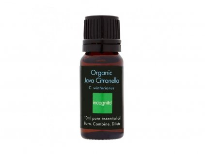 Incognito Éterický olej Citronela jávska BIO (10 ml) - nevonia obtiažnemu hmyzu