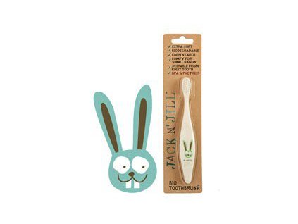 Jack n' Jill Children's Toothbrush Bunny - made of cornstarch