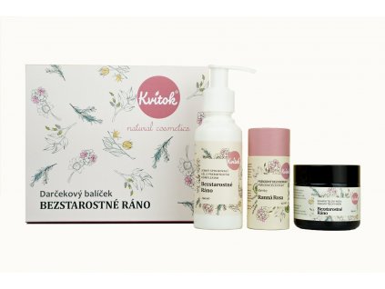 Pachet cosmetic Kvitok Carefree Morning Gift - un cadou de lux pentru o femeie