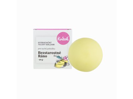 Kvitok Hydratační tělový balzám Bezstarostné ráno (40 g) - voní po květinách a citrusech