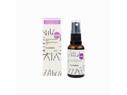 Kvitok Flower water with spray - lavender BIO 30 ml - harmonizes and soothes