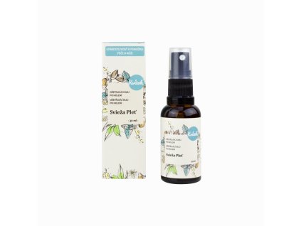 Kvitok Upokojujúci olej po holení Svieža pleť (30 ml) - so sviežou bylinkovou vôňou