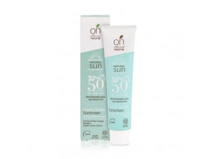 Officina Naturae Opalovací krém pro děti a citlivou pokožku SPF 50 (75 ml) - bez parfemace