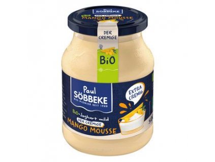 Söbbeke joghurt mangóhabbal 500g bio