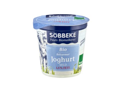Söbbeke Naturalny jogurt o obniżonej zawartości tłuszczu 150g bio
