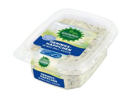 Grünhof Sałatka śledziowa z koperkiem 150g ekologiczna