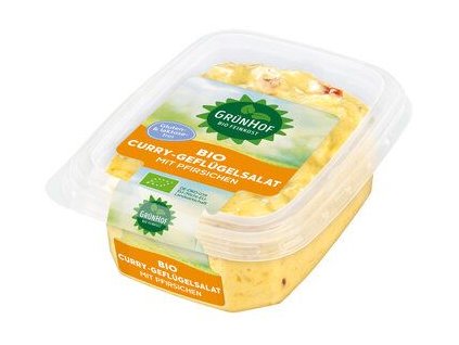 Sałatka Grünhof Chicken curry 125g organiczna