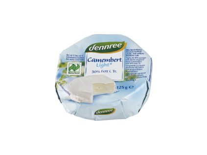 32121 dennree camembert light 125g bio