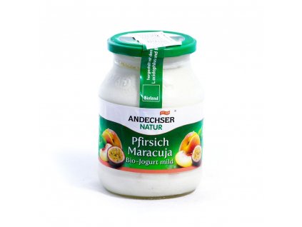 Andechser Natur Jogurt broskev a marakuja 500g bio