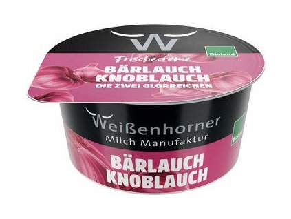 Weißenhorner Kremowy świeży ser z czosnkiem niedźwiedzim 150g ekologiczny