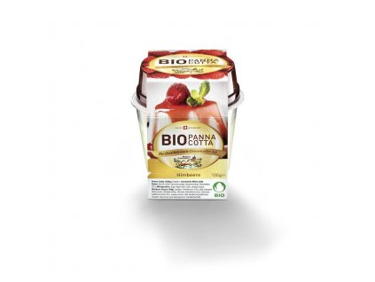 Molkerei Biedermann Panna cotta with raspberries 130g organic