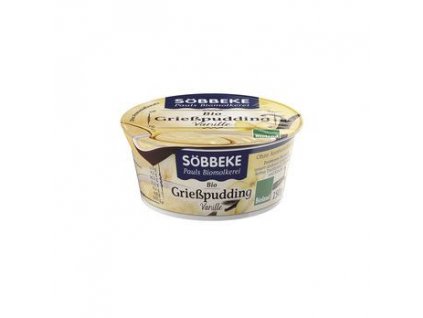 Söbbeke Krupicový puding vanilka 150g bio