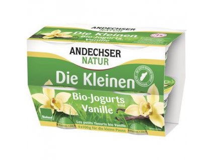 Jogurty Andechser Natur Vanilla małe 4x100g ekologiczne
