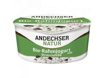 Andechser Natur Jogurt smetanový stracciatella 150g bio