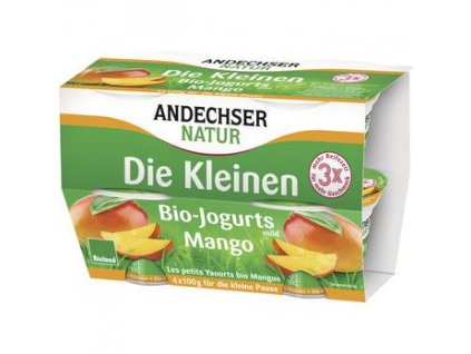 Andechser Natur Jogurty mangové malé 4x100g bio