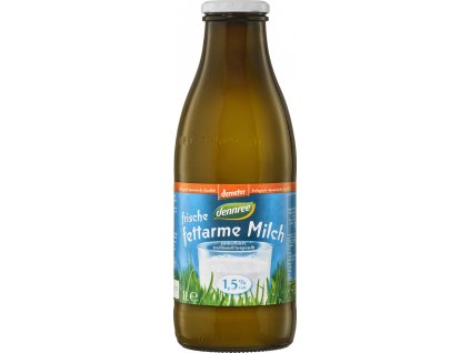 Dennree Frische Magermilch 1 l Bio
