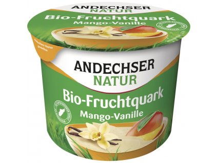 Andechser Natur Tvaroh mango a vanilka 450g bio