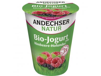 Andechser Natur málna és bodza joghurt 400g bio