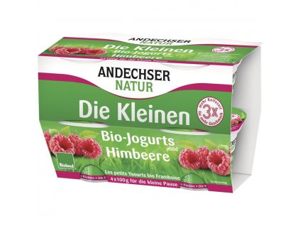 Andechser Natur Jogurt malinový malý 4x100g bio
