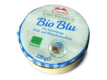 Coburger Měkký sýr s bílou a modrou plísní 220g bio