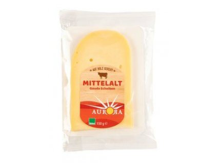 Aurora Gouda stredne vyzretá blok 150g bio