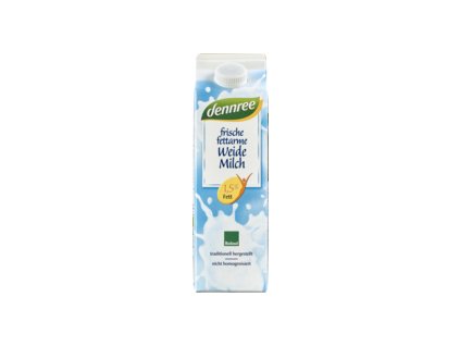 Dennree Fresh low-fat milk 1 l organic