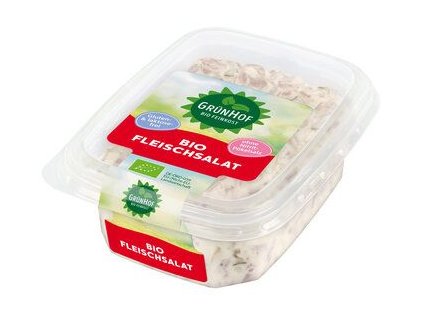Grünhof Sałatka mięsna z ogórkiem 150g ekologiczna