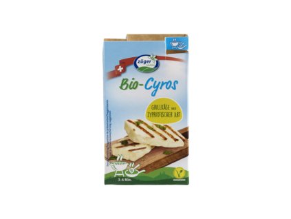 Züger Grilovaný sýr Cyros 200g bio