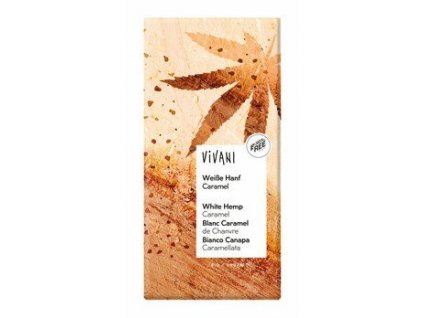 Vivani Fehér csokoládé kender karamell 80g bio