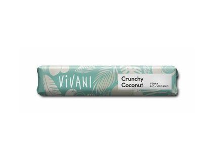 Vivani Crunchy kókuszos csokoládé tábla 35g bio